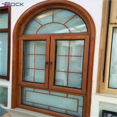 Traditional Style UPVC Windows Georgian Bar Inside Glass Customized Color