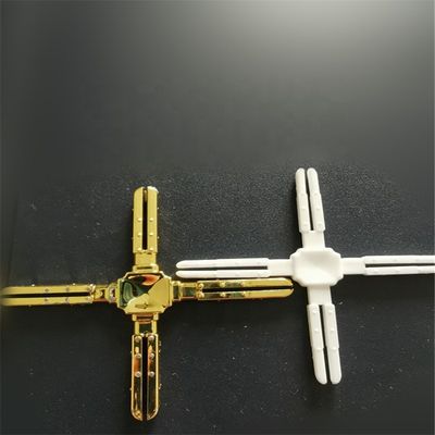5*8mm Electroplate Gold Windows Georgian Bar Shining Surface