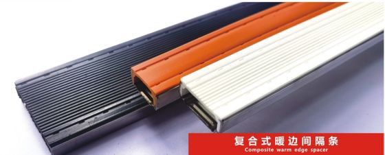 Los espaciadores de vidrio aislado de borde caliente de tipo compuesto Super 304 SS para unidades aislantes de vidrio