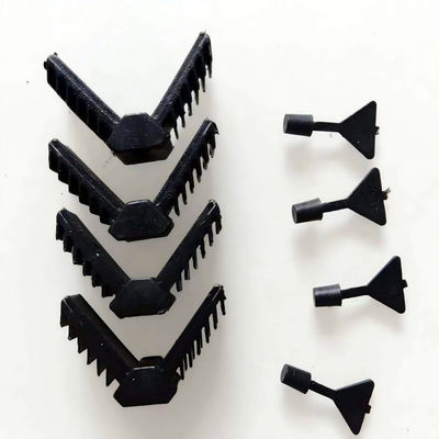 6a-27a Diseño moderno de esquina Accesorio clave Uso hotelero Sello de plástico y vidrio para puerta y ventana Barras espaciadoras aislantes