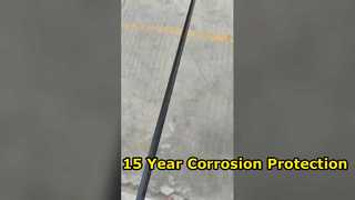 Barra espaciadora negra anodizada